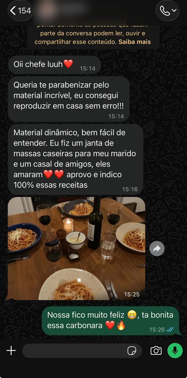 Depoimento de cliente