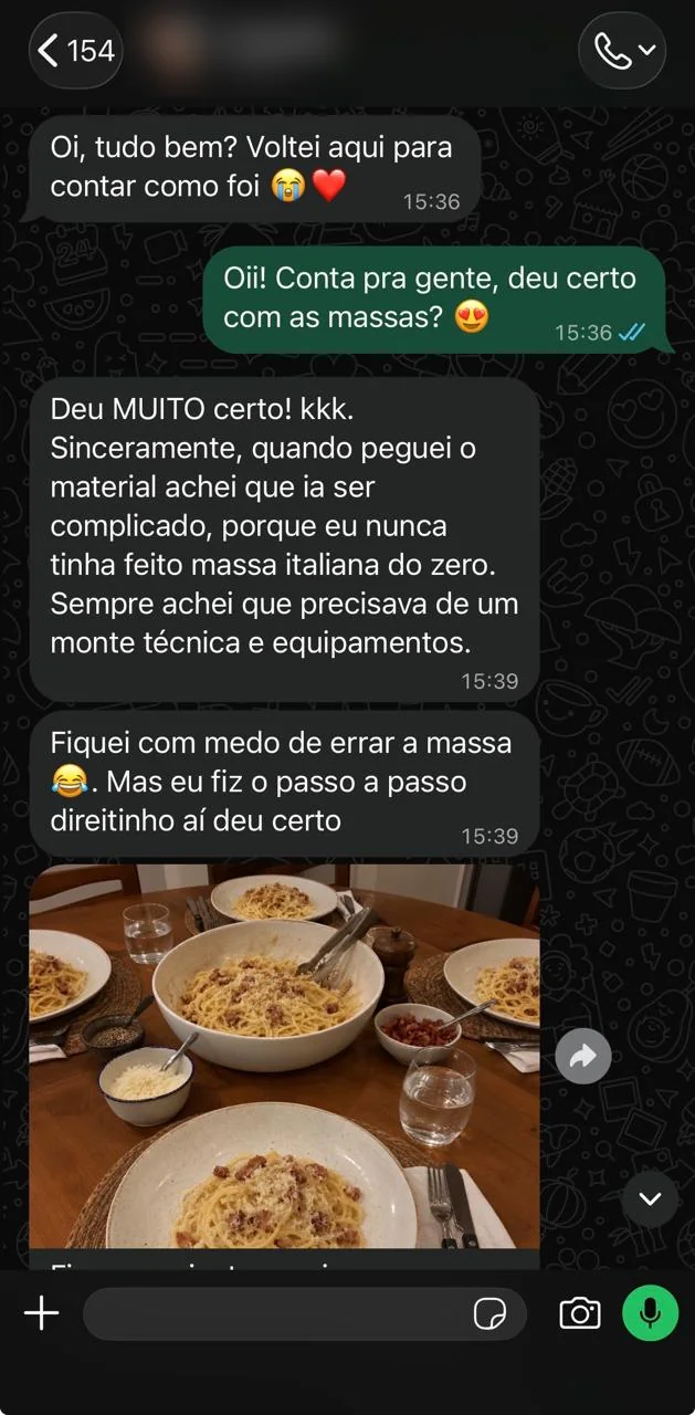 Depoimento de cliente