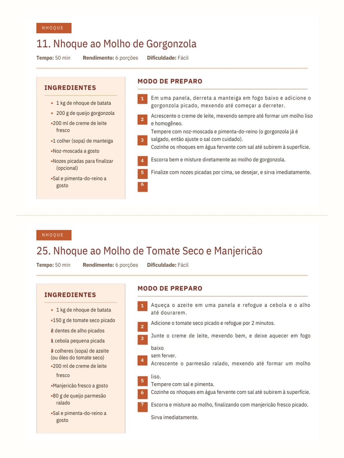 Página de receita